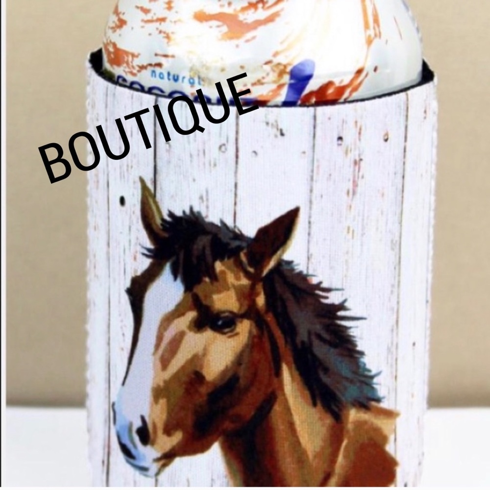 NWT Neoprene Horse  Drink Sleeve